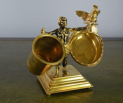 Un portefaix en bronze de la fin du XIXe...