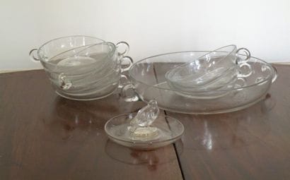 René LALIQUE
Baguier en verre à décor d'un...
