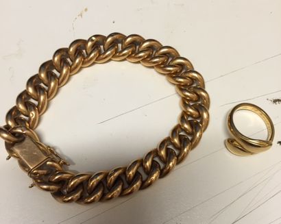 Bracelet et bague 

Bracelet - longueur :...