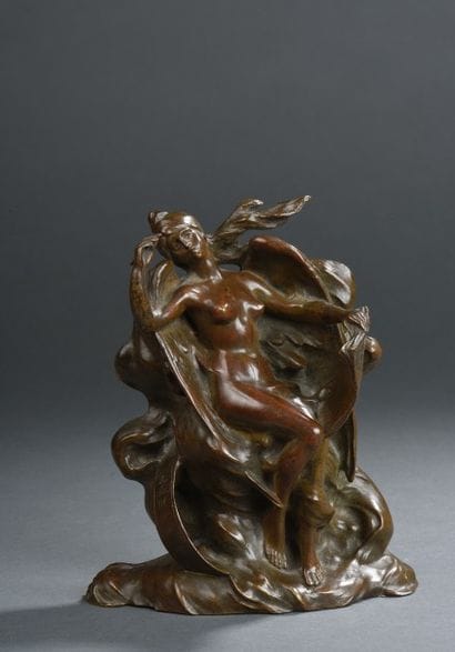 Allégorie du temps
Bronze, vers 1900.
H....
