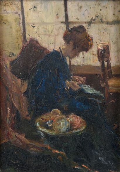 École FRANÇAISE de la fin du XIXe siècle

Femme...
