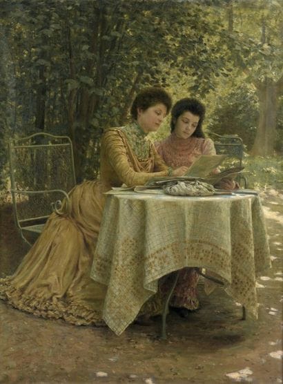 Clovis DIDIER (1858-?)

La lecture dans le...