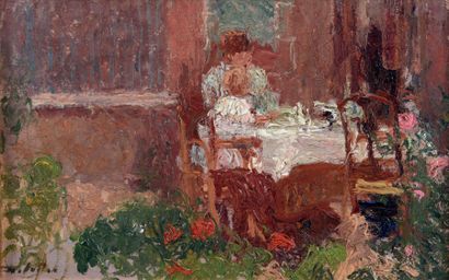 Joseph DELATTRE(1858-1912)

Le jardin
Huile...