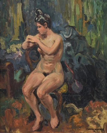 Pierre CREIXMANS (1893-1965)

Femme nue assise
Huile...