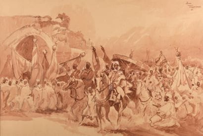 Jean-Louis PAGUENAUD (1876-1952)

Caïd aux...