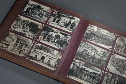 Rare album de cartes postales très variées...