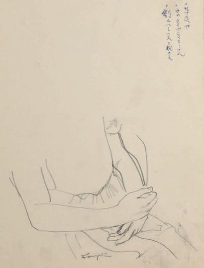 Tsuguharu FOUJITA (1886-1968)

Etude de mains...