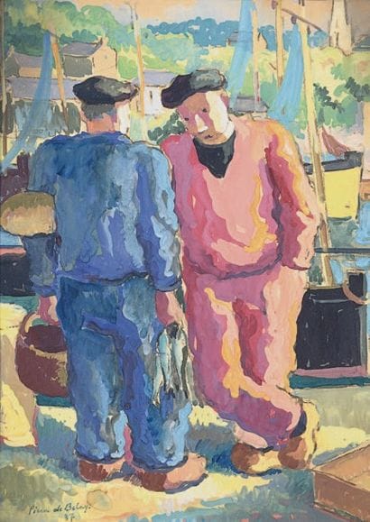 Pierre DE BELAY (1890-1947)

Deux marins...