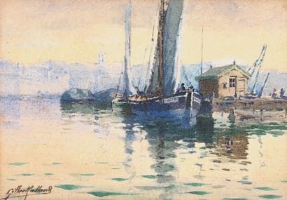 Gilbert Gailland (1890-1956)

Marseille
Gouache...
