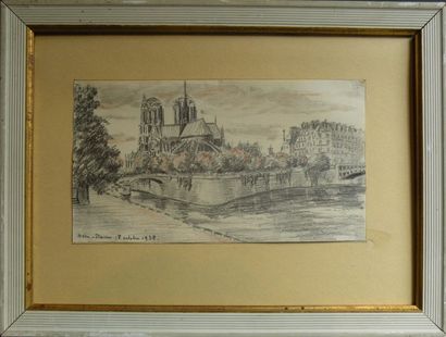Louis FERNEZ (1901-1983)

Les quais, Notre-Dame...