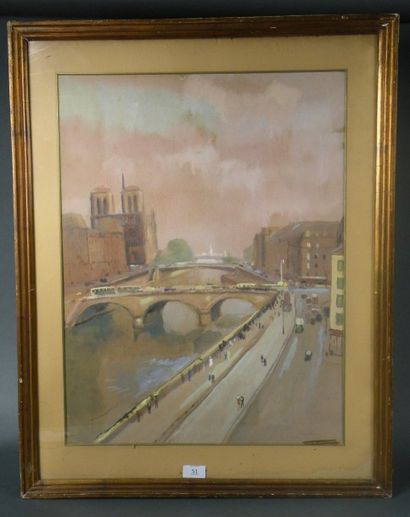 Louis FERNEZ (1901-1983)

Les quais, Notre-Dame...