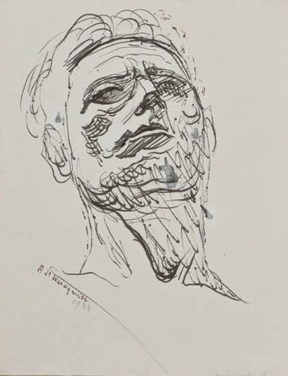 Henry de WAROQUIER (1881-1970)

Autoportrait
Dessin...
