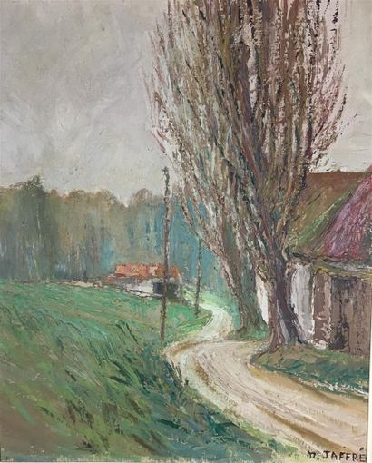 M. JAFFRE (XIXe-XXe siècle)
Chemin de campagne
Huile...