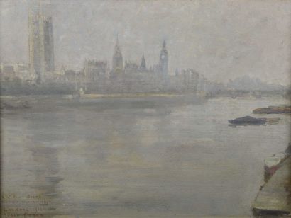 Roger CASSE (1880-?)
La Tamise à Londres,...