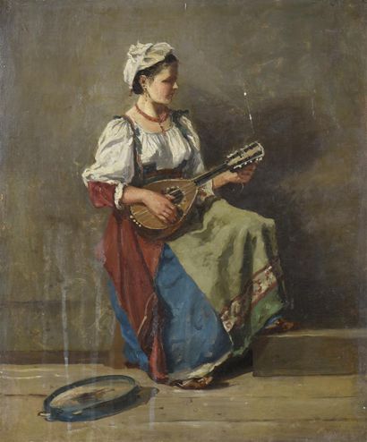 École francaise du XIXe siècle
Femme à la...