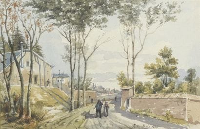 Jules DEIS (XIXe siècle)
Rue de campagne,...