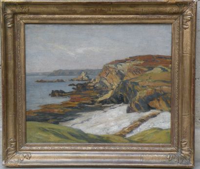 André DAUCHEZ (1870-1948)
Bord de mer
Huile...