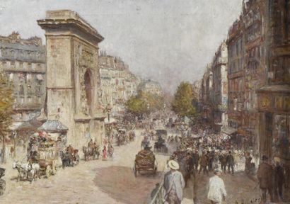 Anatole Eugène HILLAIRET (1880-1928)
Le boulevard...