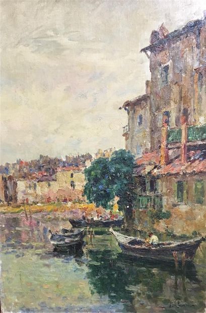 Jules Justin CLAVERIE (1859-1932)
Martigues
Huile...