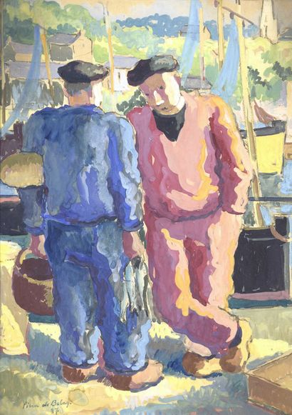 Pierre de BELAY (1890-1947)
Deux marins du...