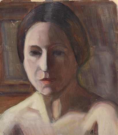 André LHOTE (1885-1962)
Portrait de femme
Huile...