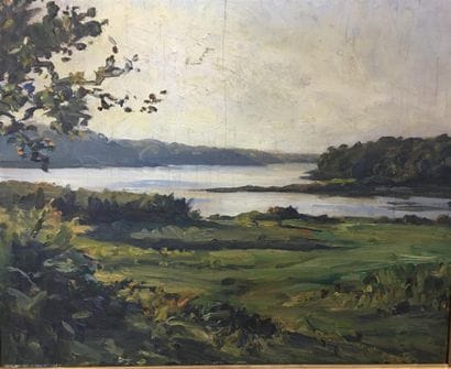 École francaise du XXe siècle
Vue du lac
Huile...
