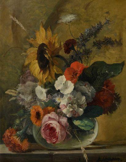 Arthur CHAPLIN (1869-1935)
Vase de fleurs
Huile...