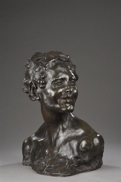 Alfredo PINA (1883-1966)
Buste de Bacchus
Bronze...