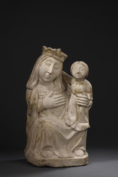 Vierge à l'Enfant, art populaire, XVe siècle
En...