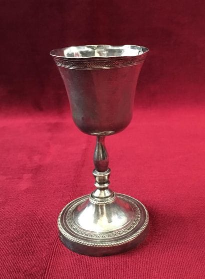 Tasse en argent, travail probablement allemand,...