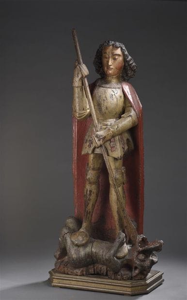 Saint Georges, début du XVIe siècle
En chêne...
