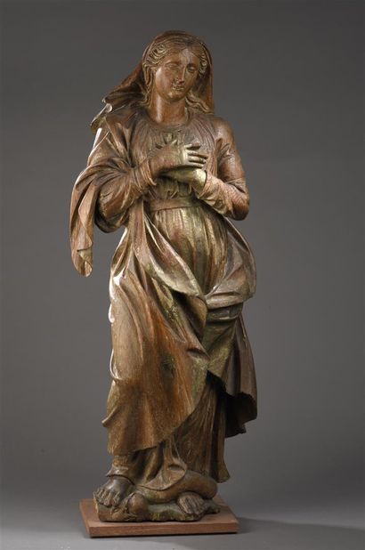 Vierge de l'Assomption, XVIIe siècle
En bois...