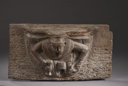 Miséricorde, XVe siècle
En résineux sculpté...