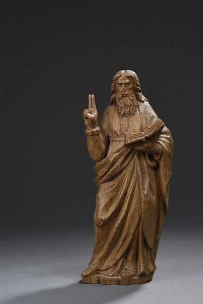 Christ bénissant, XVIIe siècle
En chêne sculpté....