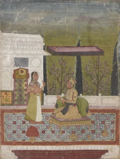Couple sur une terrasse
Inde du Nord, fin...