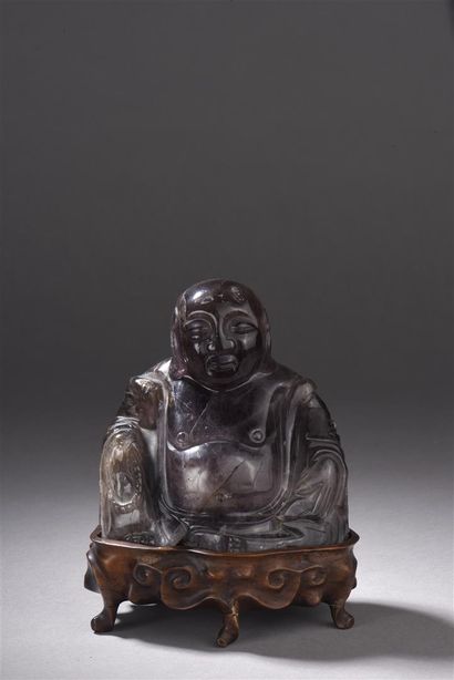 Statuette de budai en améthyste
Chine, XXe...