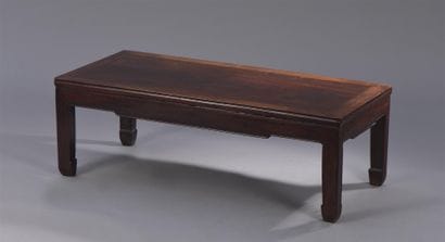 Table basse en bois dur
Chine, fin du XIXe...