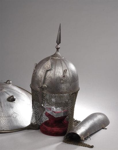Partie d'armure persane
Iran, XIXe siécle,...