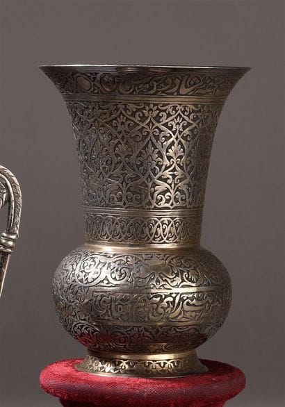 Coupe évasée en argent
Iran ou Levant, XIXe...