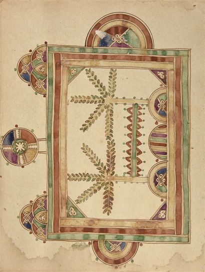 Manuscrit religieux
Maghreb ou Afrique Subsaharienne,...