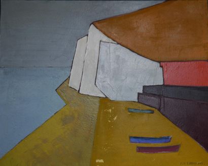 LANGLOIS, Pierre-Gérard (1940-1994)
Falaises
Huile...