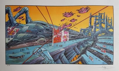 DRUILLET, Philippe 
Couleur 
Sérigraphie,...