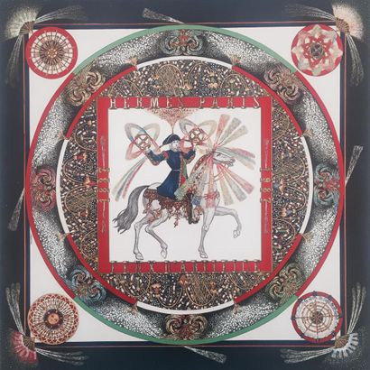 HERMÈS-PARIS
Feux d'artifice 1837-1987
Foulard...
