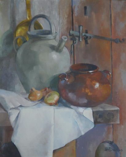 DENIS, G.
Nature morte
Huile sur toile
73...