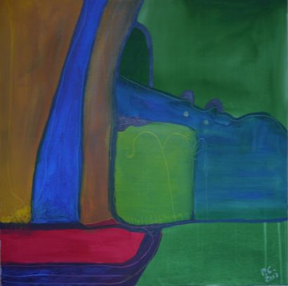 DES COURTILS, Patrick
Hippopotame
Acrylique...