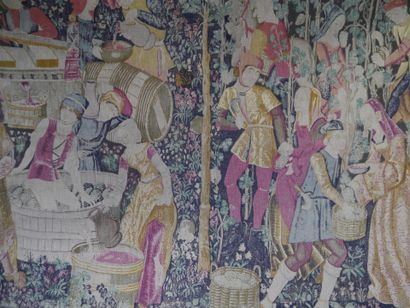 Les Vendanges
Tapisserie
Reproduction de...