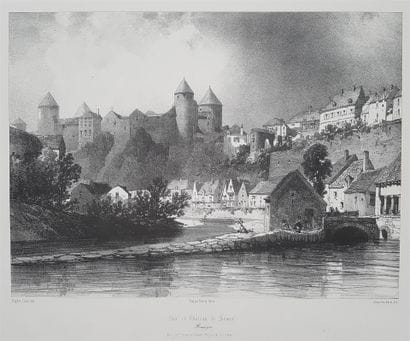 GAUCHEREL (d'après Léon) 
Vue de Semur
Tirage...