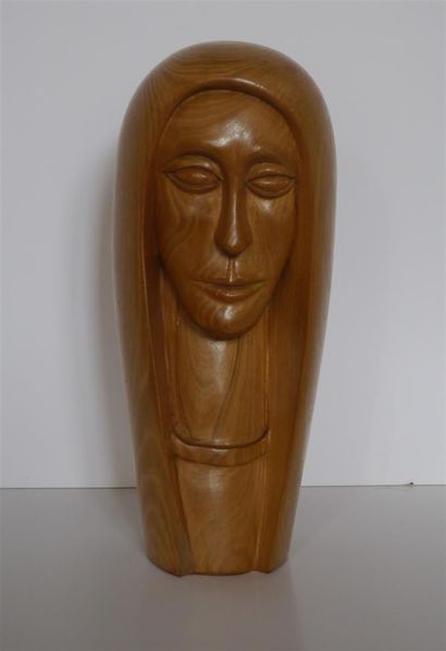 VIGÉ, Jean
Tête de femme
Sculpture sur bois...