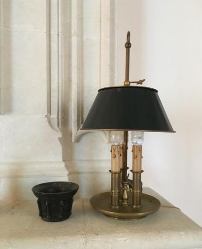 Lampe bouillotte en bronze Jansen 