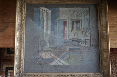 Ecole française 1930
Vue d'un intérieur
Aquarelle....